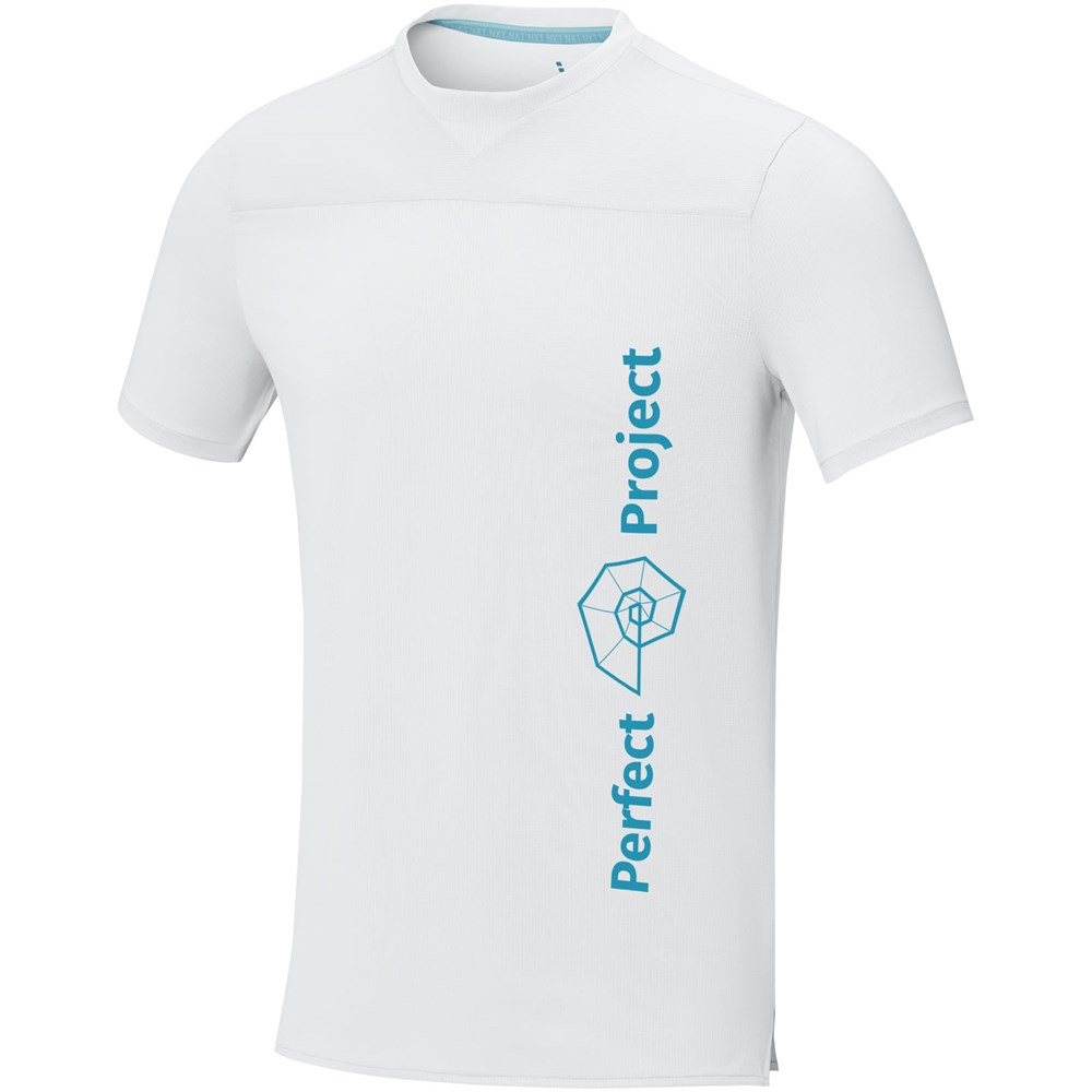 Borax Cool Fit T-Shirt aus recyceltem GRS Material für Herren weiss