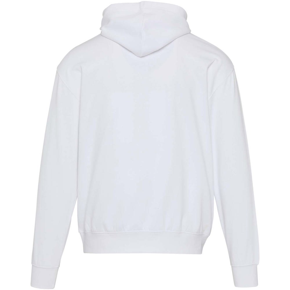 Boris Oversize Kapuzenpullover aus recycelter 280 g/m2 Bio Baumwolle (OCS), unisex weiss