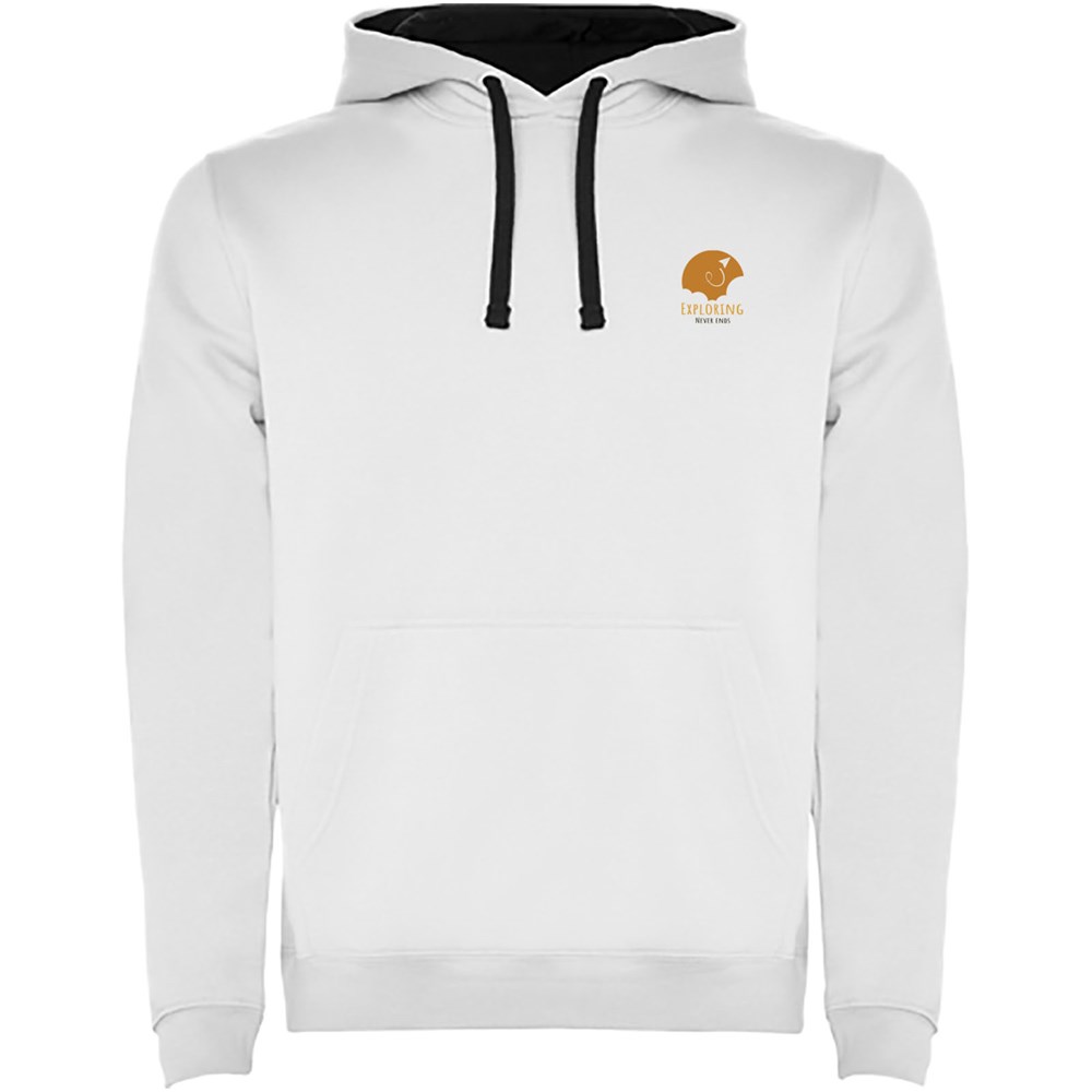 Urban Kapuzenpullover für Kinder weiss, Navy Blue