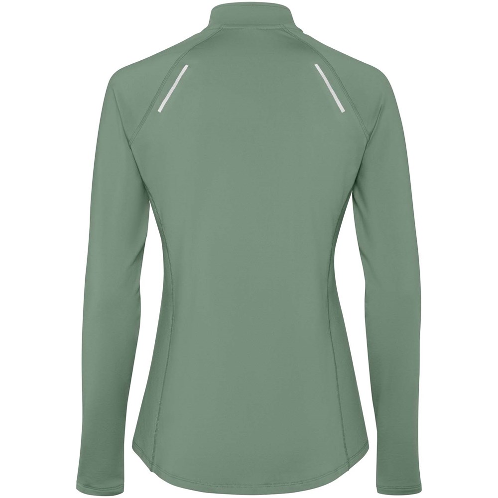 Estambul Half-Zip Sweatshirt für Damen Laurel green