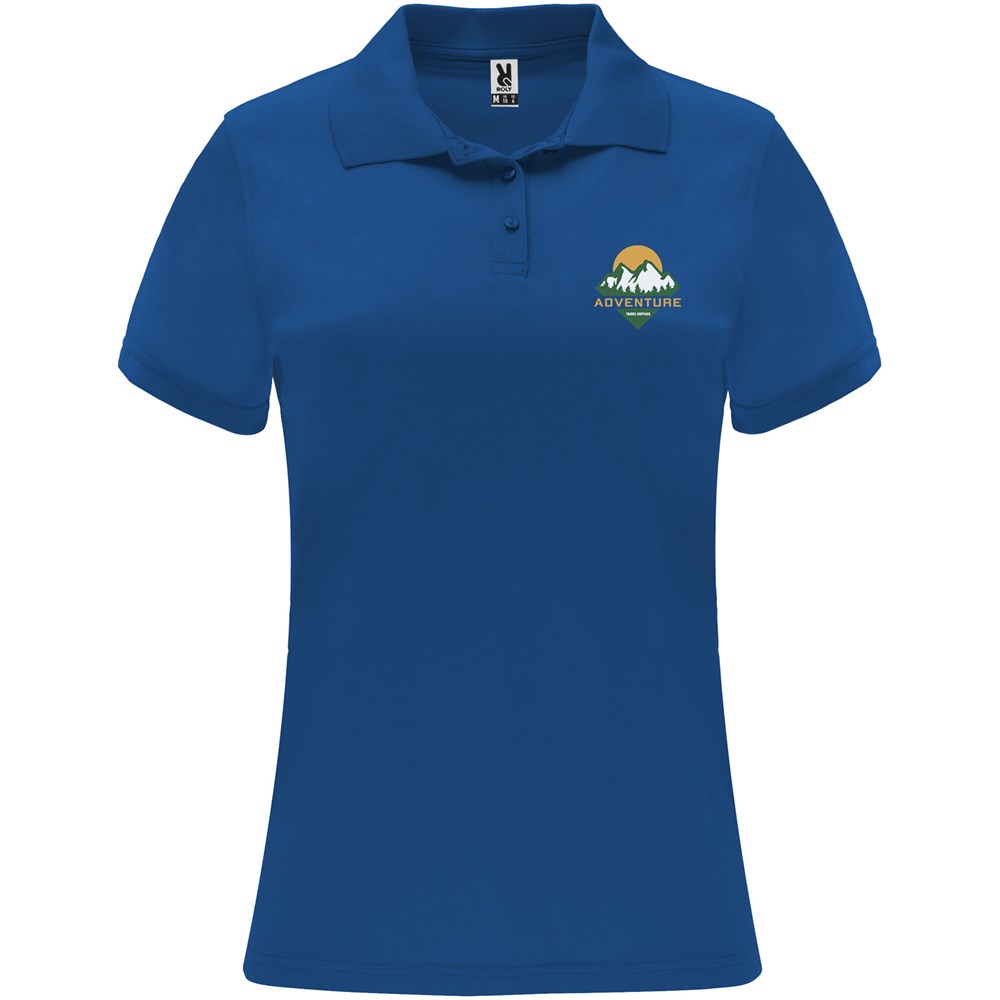 Monzha Sport Poloshirt für Damen royalblau