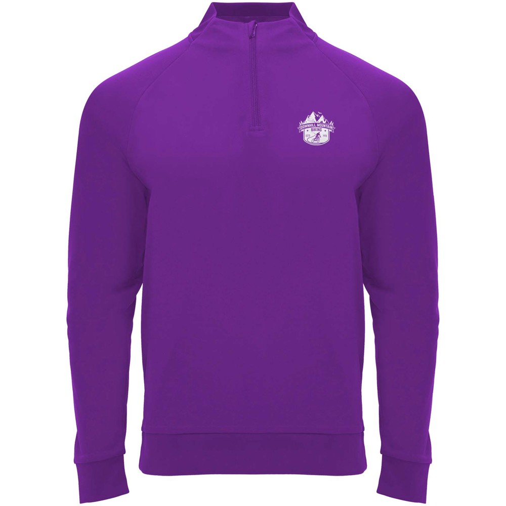 Epiro 200 g/m² Half-Zip Sweatshirt Unisex malve
