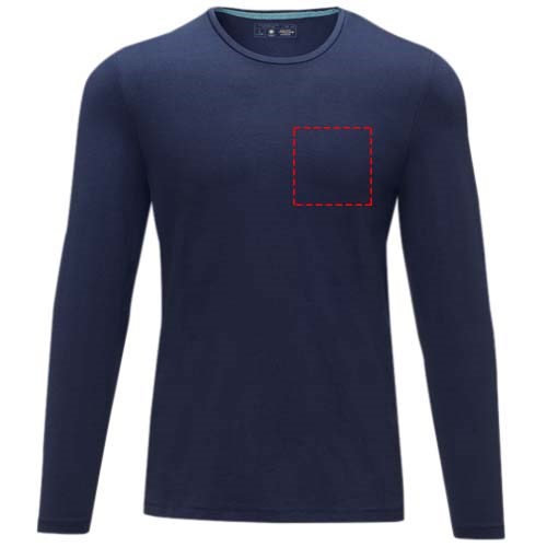 Ponoka Langarmshirt für Herren navy