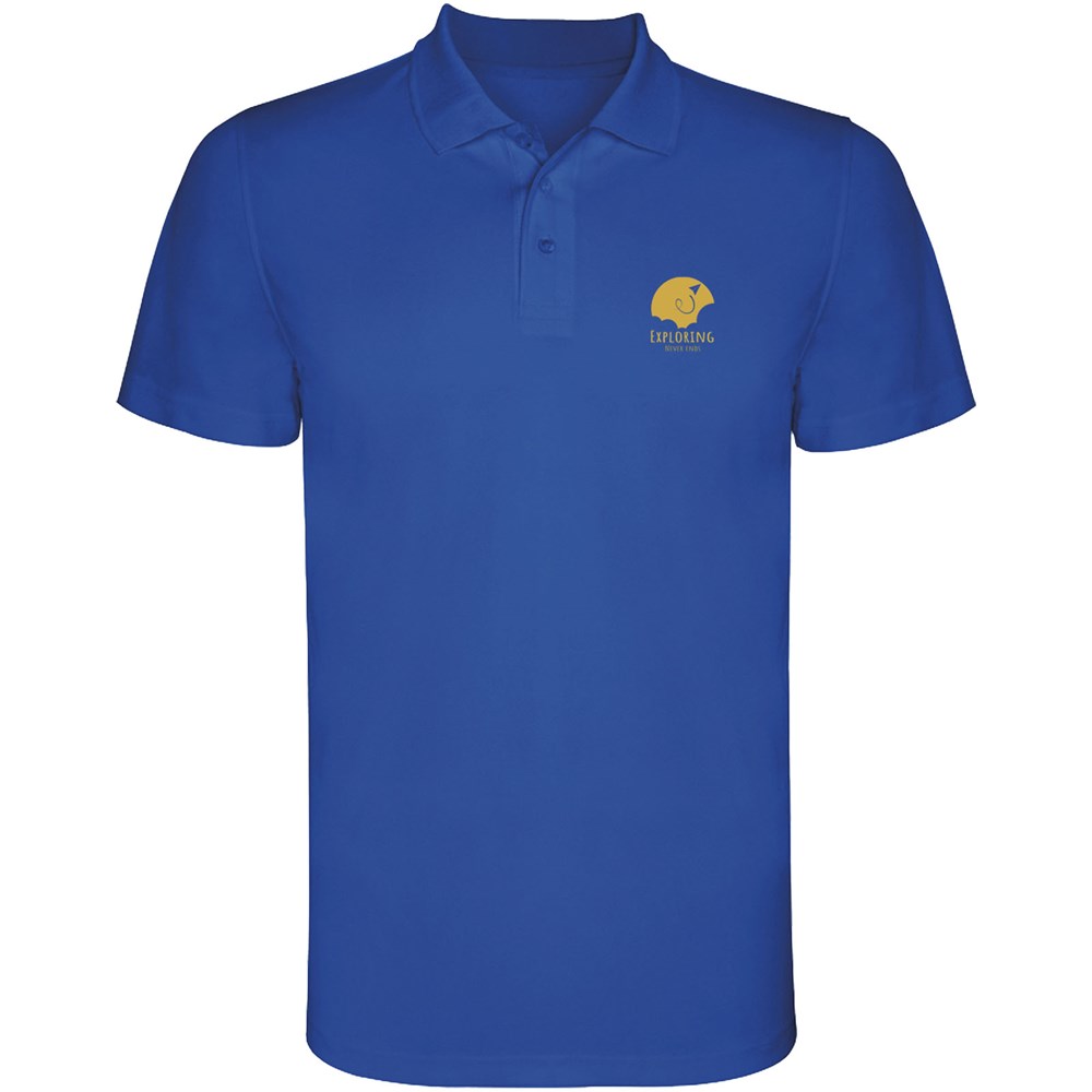 Monzha Sport Poloshirt für Kinder royalblau