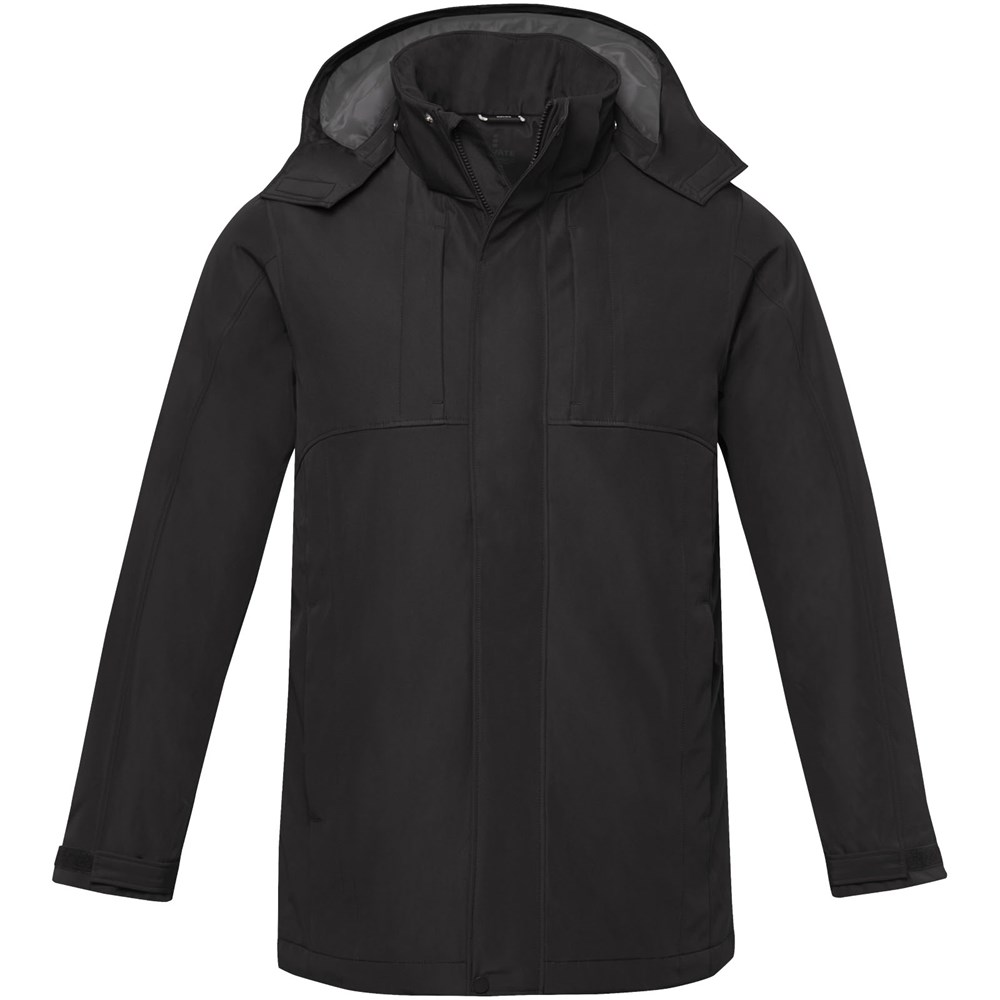 Hardy isolierter Parka für Männer schwarz
